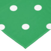 Feestelijke gestippelde heldere citroen Limoen wit Tafelkleed (Gekanteld)