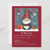 Feestelijke gezellige kerstkabouter in Vermomming (Voorkant)