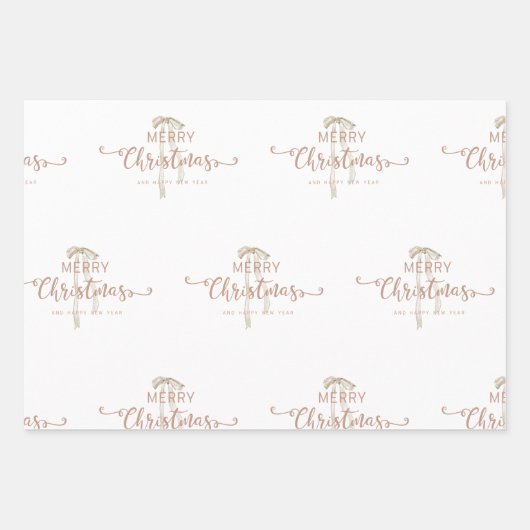 Feestelijke Gingerbread 3-pack kerstcadeau wrap Inpakpapier Vel (Voorkant 3)