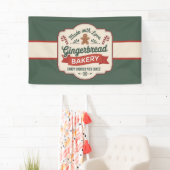Feestelijke Gingerbread bakkerijtaarten taart koek Spandoek (Insitu)
