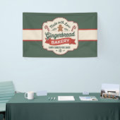 Feestelijke Gingerbread bakkerijtaarten taart koek Spandoek (Beurs)