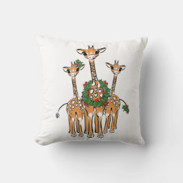 feestelijke Giraffes voor kerstfeestdagen, met ade Kussen