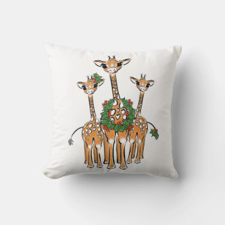 feestelijke Giraffes voor kerstfeestdagen, met ade Kussen