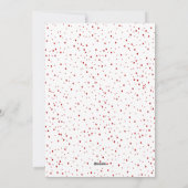 Feestelijke Gold Red Joy Christmas Holiday Kaart (Achterkant)