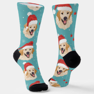 Feestelijke Golden Retriever Christmas Crew Sokken