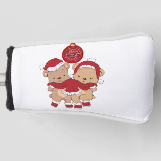 Feestelijke Golf Head Hoesje Design voor een M Golfheadcover (Voorkant)