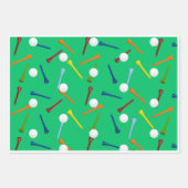 Feestelijke Golf Inpakpapier Vel (Voorkant)