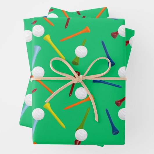 Feestelijke Golf Inpakpapier Vel (In situ)