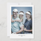 Feestelijke Golf T-shirt Shot Christmas Greenery F Feestdagenkaart (Achterkant)