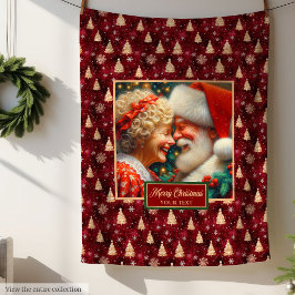 Feestelijke Gooi Deken Bourgogne Goud Mr & Mrs Cla