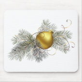 Feestelijke Gouden Decoratie Muismat (Voorkant)