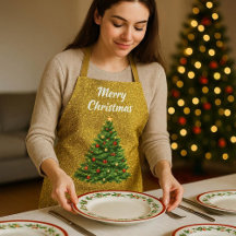 Feestelijke Gouden Glitter Kerstboom Vakantiedecla