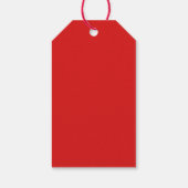 Feestelijke Gouden Kerstmis Ananas Cadeaulabel (Achterkant)