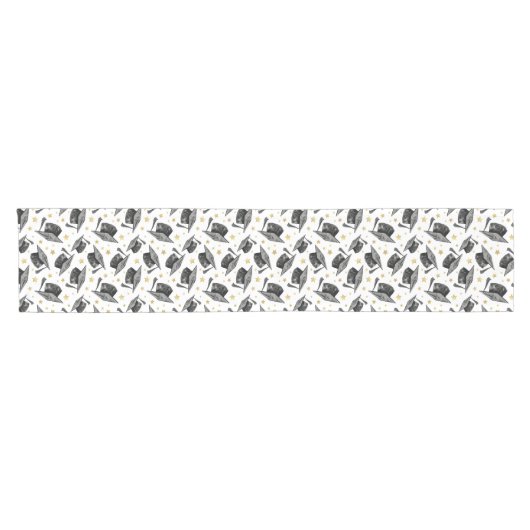 Feestelijke Graduation Party Table Runner Custom D Korte Tafelloper (Horizontaal)