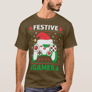 Feestelijke Grappige Lelijke Sweater Game Controll T-shirt