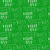 Feestelijke groene deken met kerstbelettering