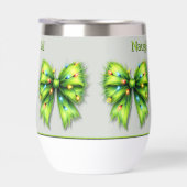 Feestelijke groene Furry Bow-Lights Naughty or Nic (Rechts)