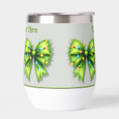 Feestelijke groene Furry Bow-Lights Naughty or Nic (Links)