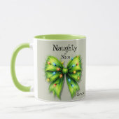 Feestelijke groene Furry Bow-Lights Naughty or Nic Mok (Links)
