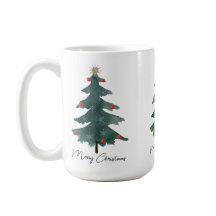 Feestelijke Groene Kerstboom Vrolijk Kerstfeest