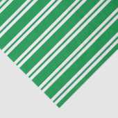 Feestelijke groene strepen Kerst tissue Tissuepapier (Detail)