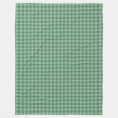Feestelijke Groene Tartan Geruit Plaid Christmas Fleece Deken (Voorkant)