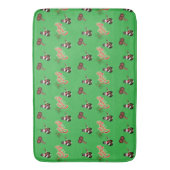 FEESTELIJKE GROENE Trini Kerstmis Badmat (Voorkant Verticaal)