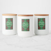 Feestelijke Groene Vakantie Eten en Drank Etiket S (Flessen)