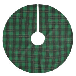 Feestelijke groene winter kerst geruite patroon kerstboom rok