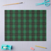 Feestelijke groene winter kerst geruite patroon tissuepapier (Craft)