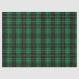 Feestelijke groene winter kerst geruite patroon tissuepapier