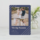 Feestelijke Groet | Het Is Seizoen 3 Foto Feestdagenkaart (Staand voorkant)