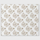 feestelijke groeten cadeaupapier (Vlak)