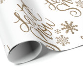 feestelijke groeten cadeaupapier (Rol Hoek)