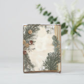 Feestelijke Groeten Feestdagenkaart (Staand voorkant)