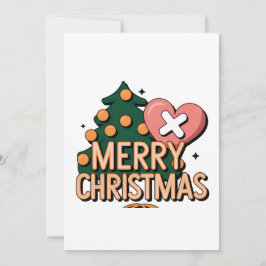 Feestelijke Groeten Kaart Flat Holiday Kaart