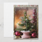 "Feestelijke groeten ontketend: exclusieve kerst Feestdagenkaart (Voorkant / Achterkant)