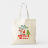 Feestelijke groeten tote bag (Achterkant)
