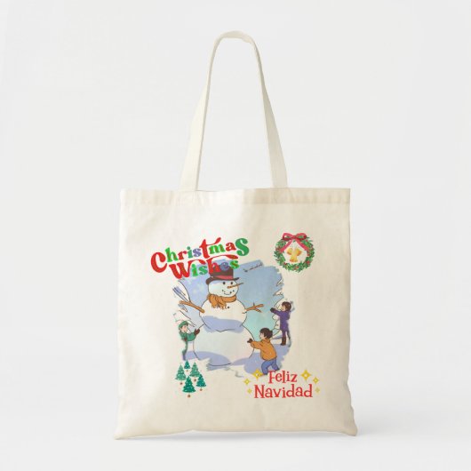 Feestelijke groeten tote bag (Voorkant)