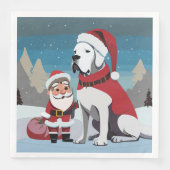 Feestelijke Grote Deen Servet (Voorkant)