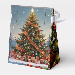 "Feestelijke gunstbox voor kerstvieringen" Bedankdoosjes