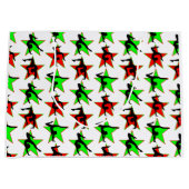 FEESTELIJKE GYMNAST KERSTSTER ONTWERP GROOT CADEAUZAKJE (Voorkant)