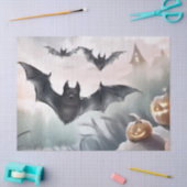 Feestelijke Halloween Gift Wrap Waterverf Art Tissuepapier (Craft)