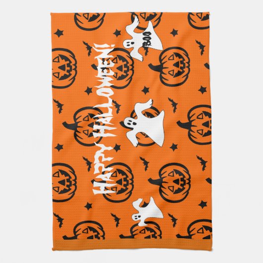 Feestelijke Halloween Keuken Handdoek Decor (Verticaal)