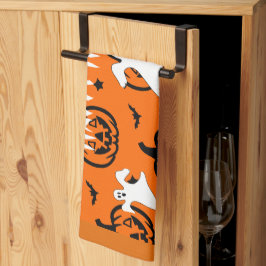 Feestelijke Halloween Keukenhanddoek Decoratie