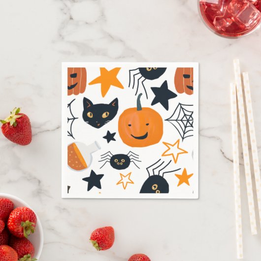 Feestelijke Halloween Party servetten (Insitu)