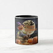 Feestelijke Halloween Scarecrow Mok (Midden)