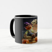 Feestelijke Halloween Scarecrow Mok (Voorkant links)