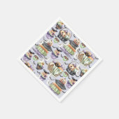 Feestelijke Halloween Sleepover Servet (Hoek)