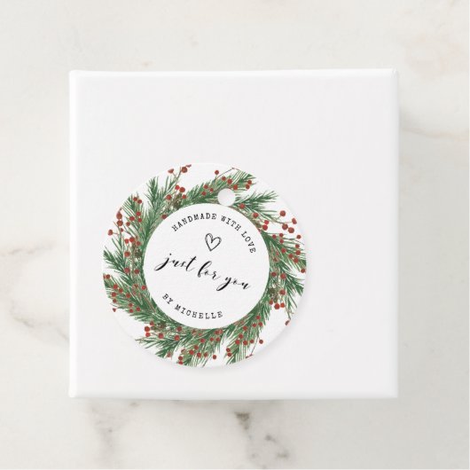 feestelijke handgemaakt met liefdesscript bedankt bedankjes labels (In situ)